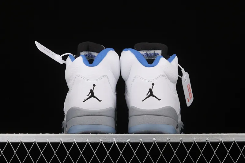 All categories Air Jordan Jordan series basketball shoes Air Jordan 5 J version Air Jordan 5 "Stealth 2.0" AJ5 Joe 5 white and blue color DD0587-140